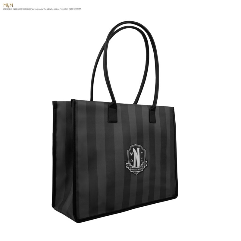 Wednesday (TV) - Nevermore Academy Shopping Bag (Black)/Product Detail/Bags