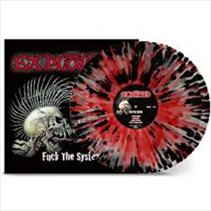 Fuck The System - Clear Red Black/Product Detail/Rock/Pop