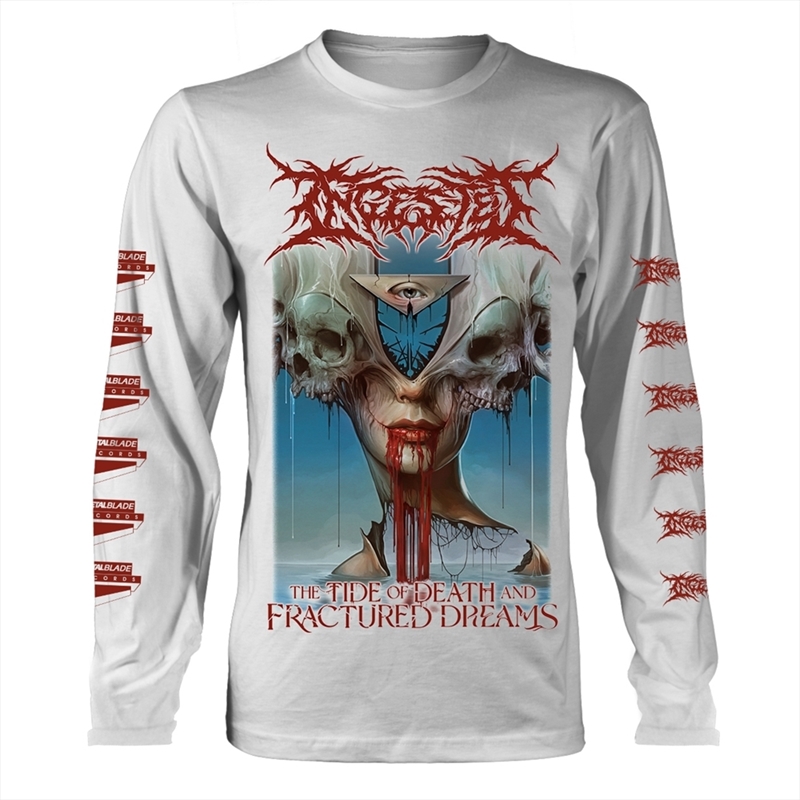 The Tide Of Death And Fractured Dreams - White - MEDIUM/Product Detail/Shirts