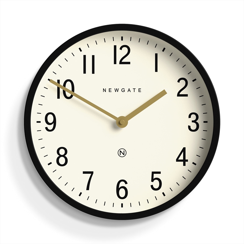Newgate Master Edwards Wall Clock Black/Product Detail/Clocks