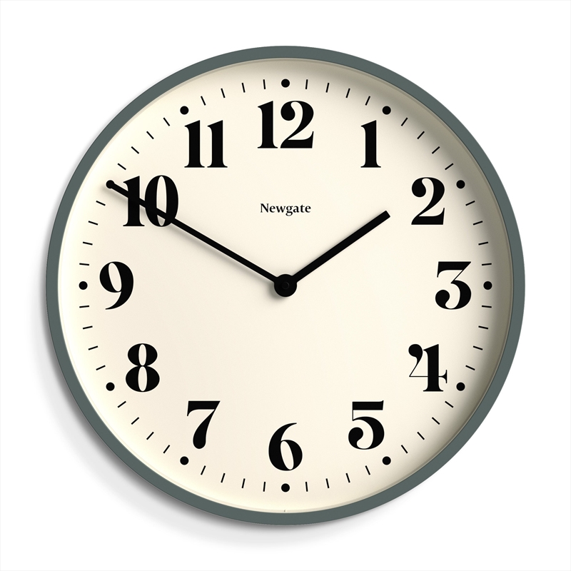 Newgate Number Two Wall Clock Asparagus Green/Product Detail/Clocks
