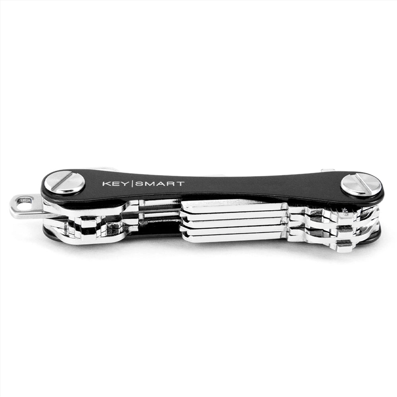 KeySmart Orginal - Compact Key Holder and Keychain Organiser (Up to 8 Keys) - Black/Product Detail/Wallets