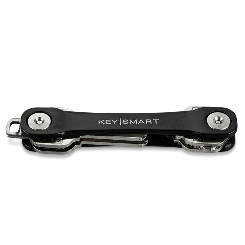 KeySmart Flex Extended - Compact Key Holder and Keychain Organiser (Up to 8 Keys) - Black/Product Detail/Wallets