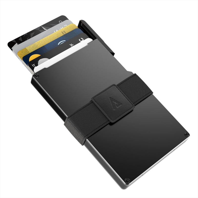 Statik Wallet, Holds Up to 15 Cards, Plus Cash, RFID Blocking Technology - Black Aluminum/Product Detail/Wallets