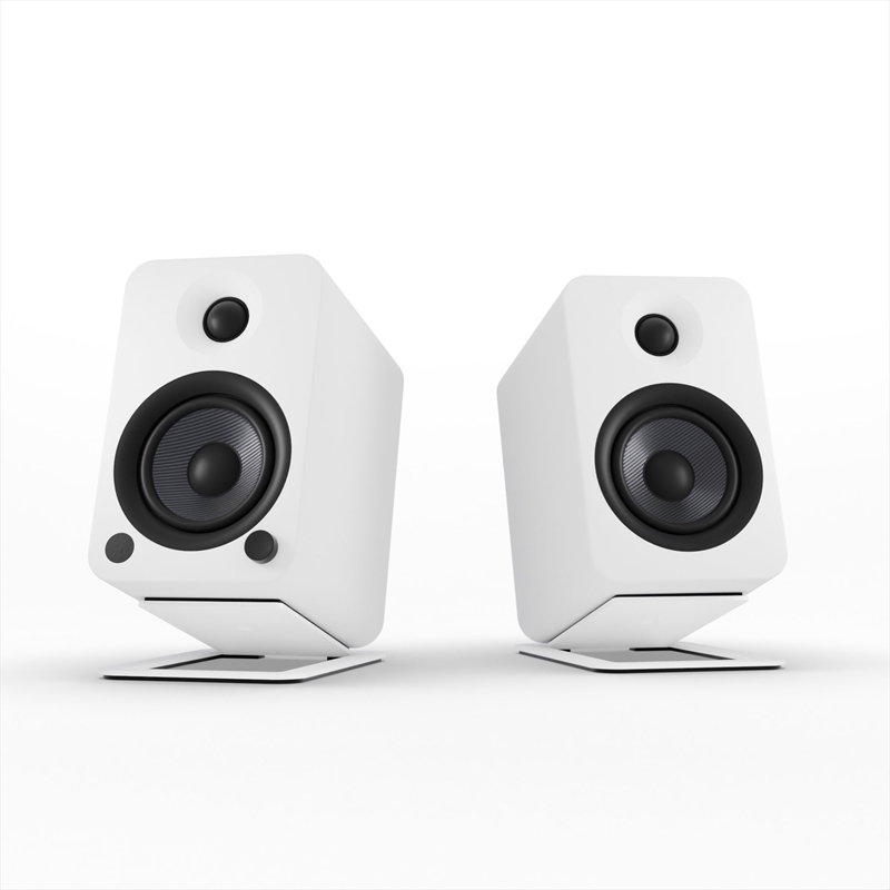 Kanto YU4 140W Powered Bookshelf Speakers with Bluetooth® and Phono Preamp - Pair, Matte White with/Product Detail/Speakers
