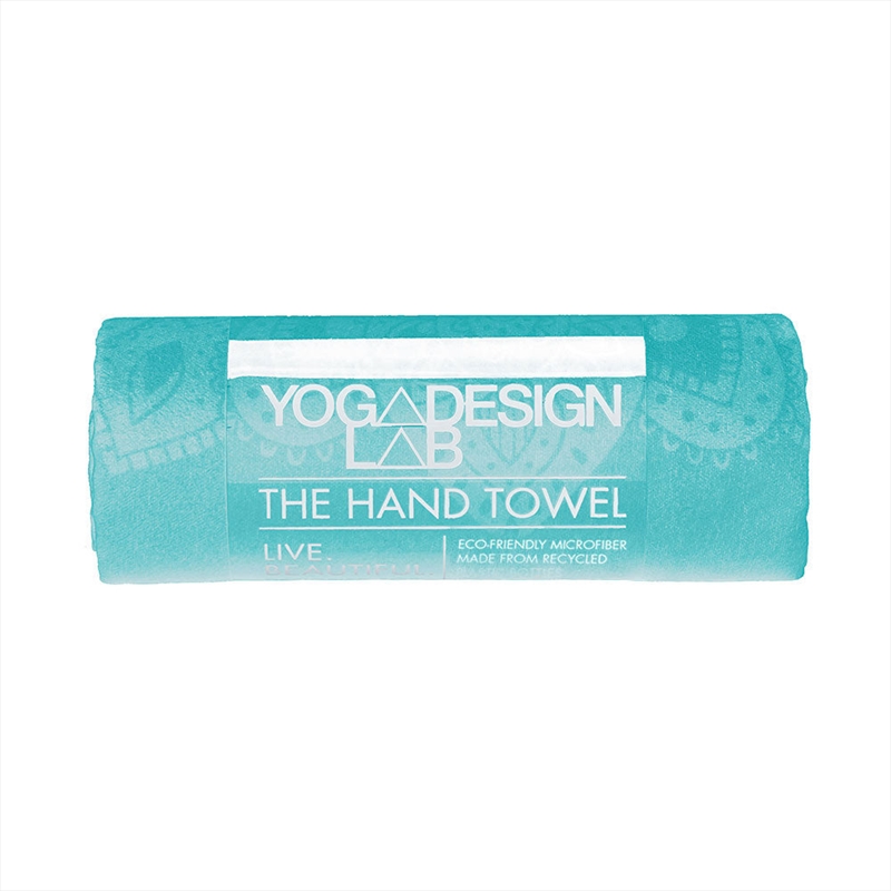 Yoga Design Lab Hand Yoga Towel Mandala Turquoise/Product Detail/Gym Accessories
