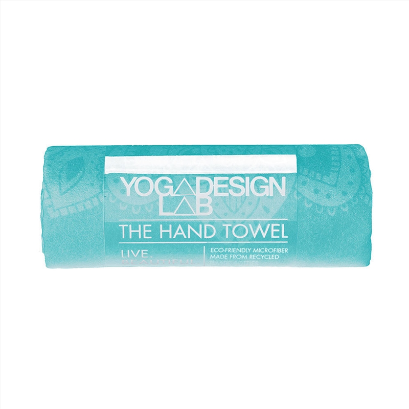Yoga Design Lab Hand Yoga Towel Mandala Turquoise/Product Detail/Gym Accessories