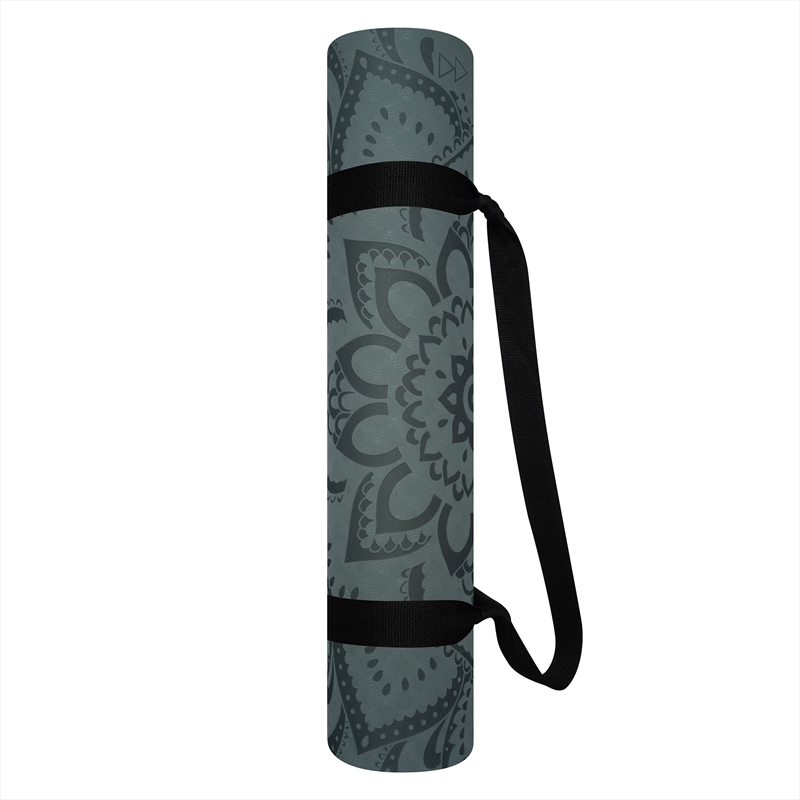 Design Lab Flow Yoga Mat 6mm Pure Mandala Charcoal/Product Detail/Gym Accessories