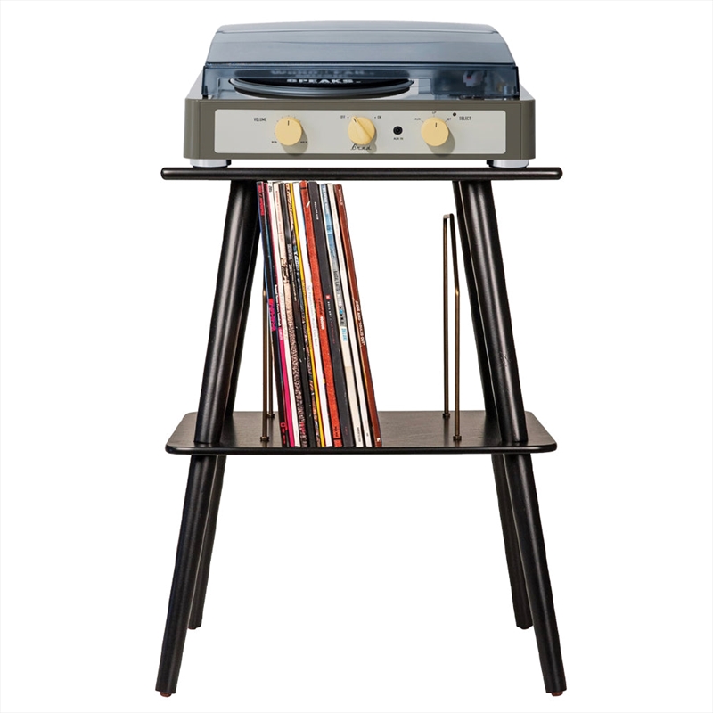 Gadhouse Brad MKII Record Player - Grey + Entertainment Stand Bundle - Black/Product Detail/Turntables