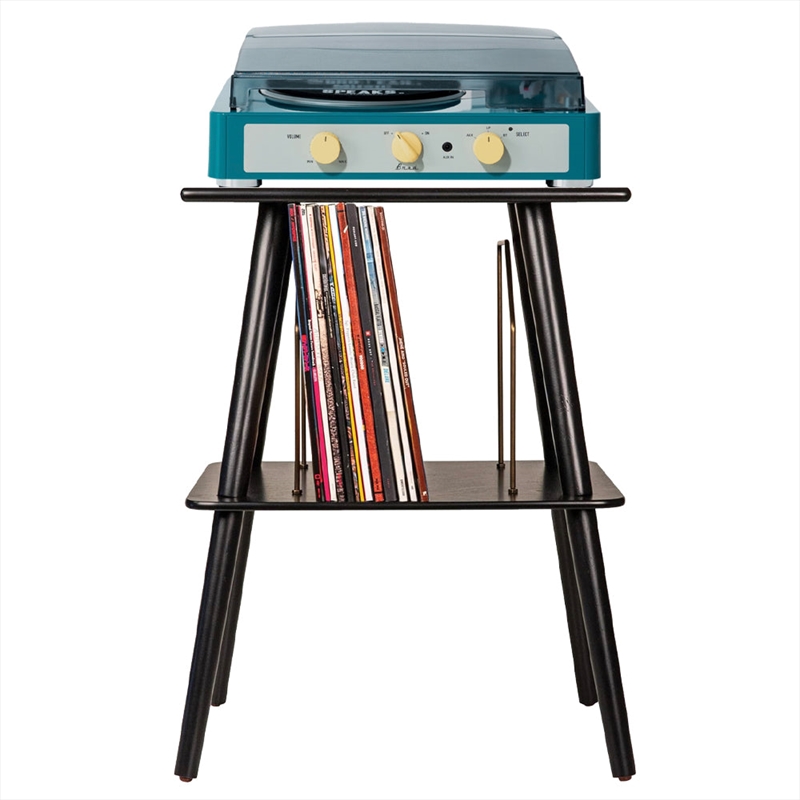Gadhouse Brad MKII Record Player - Green + Entertainment Stand Bundle - Black/Product Detail/Turntables