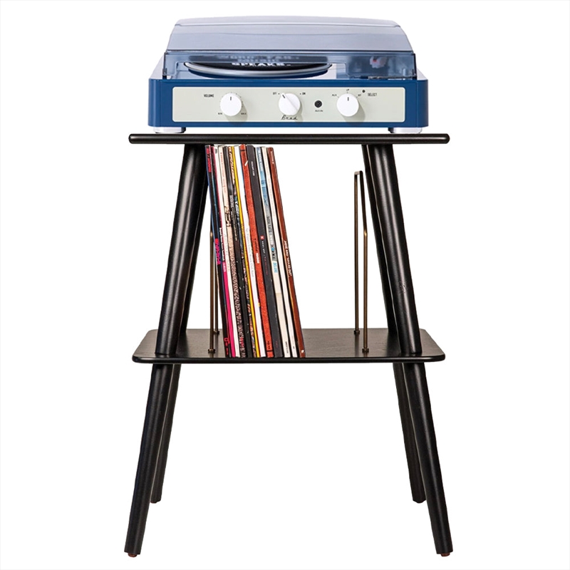 Gadhouse Brad MKII Record Player - Navy + Entertainment Stand Bundle - Black/Product Detail/Turntables