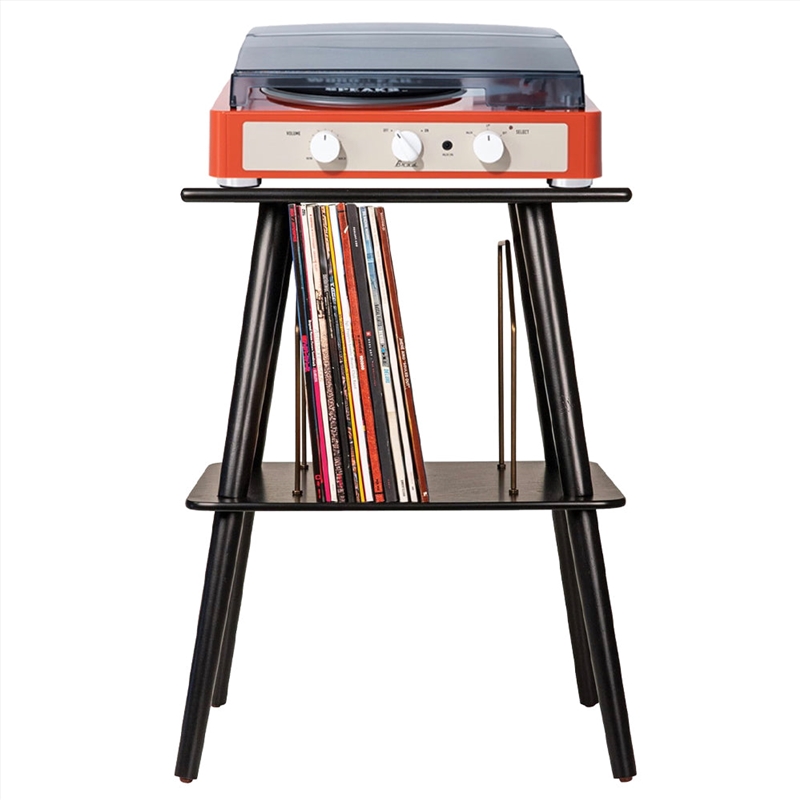 Gadhouse Brad MKII Record Player - Tangerine + Entertainment Stand Bundle - Black/Product Detail/Turntables