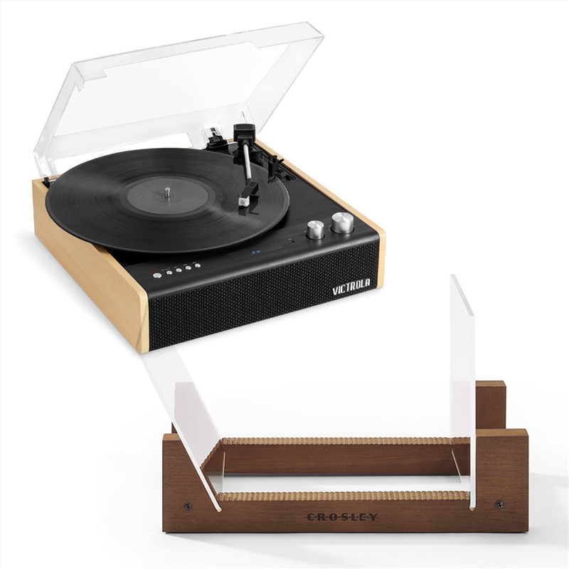 Victrola Eastwood Turntable + Bundled Crosley Record Storage Display Stand/Product Detail/Turntables