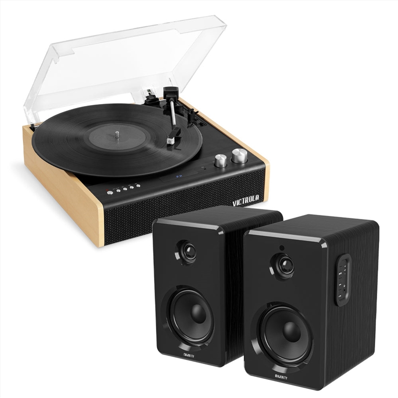 Victrola Eastwood Turntable + Bundled Majority D40 Bluetooth Speakers/Product Detail/Turntables