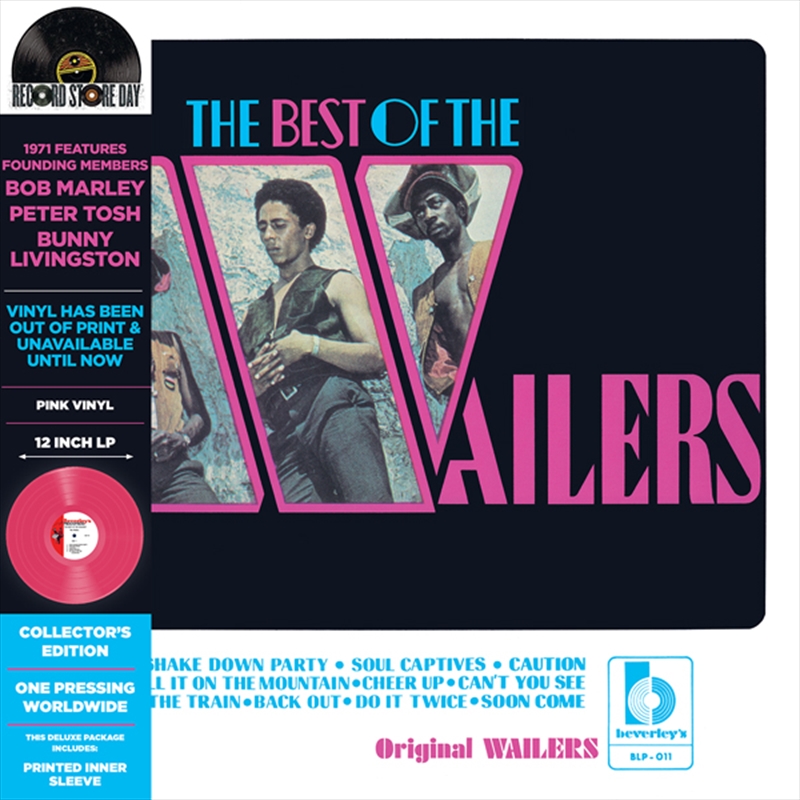 The Best Of The Wailers (Rsd 2024 Pink Vinyl)/Product Detail/Reggae