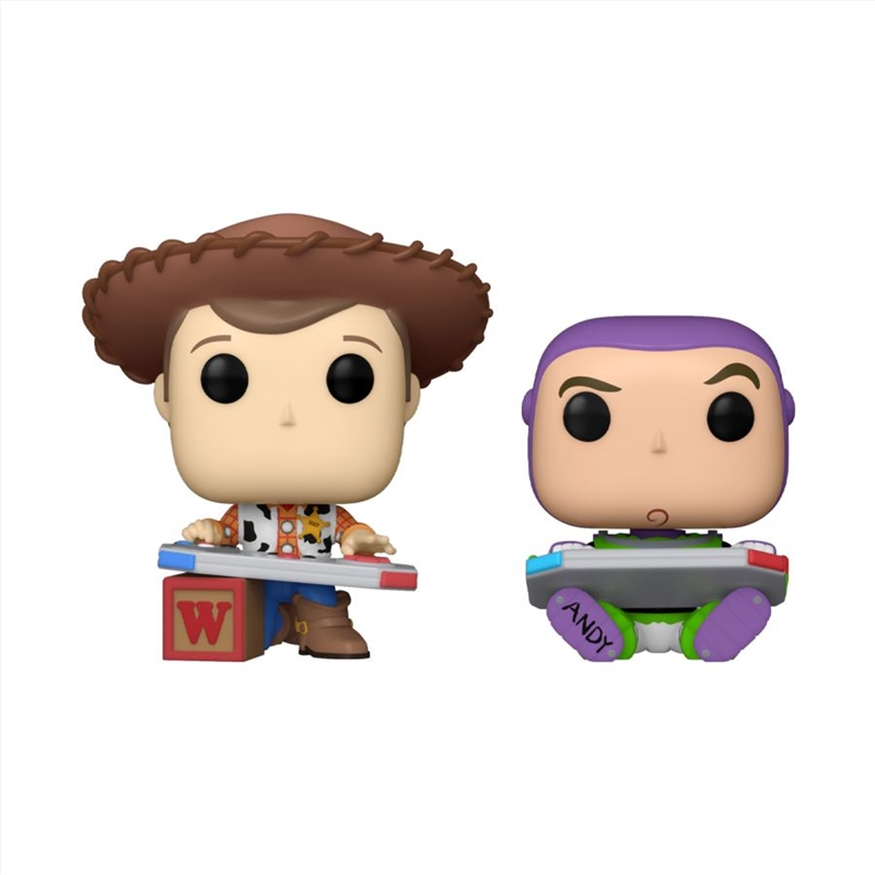 Toy Story - Woody & Buzz Gaming C2E2 2024 US Exclusive Pop! Vinyl 2 Pack [RS]/Product Detail/Convention Exclusives