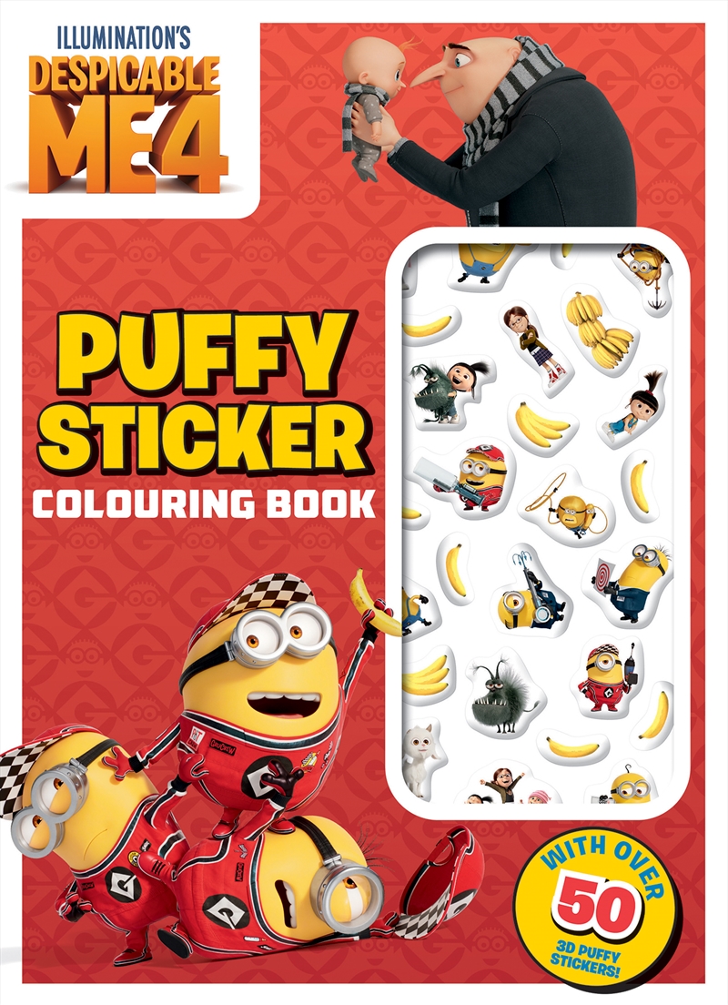 Despicable Me 4: Puffy Sticker Colouring Book/Product Detail/Kids Colouring