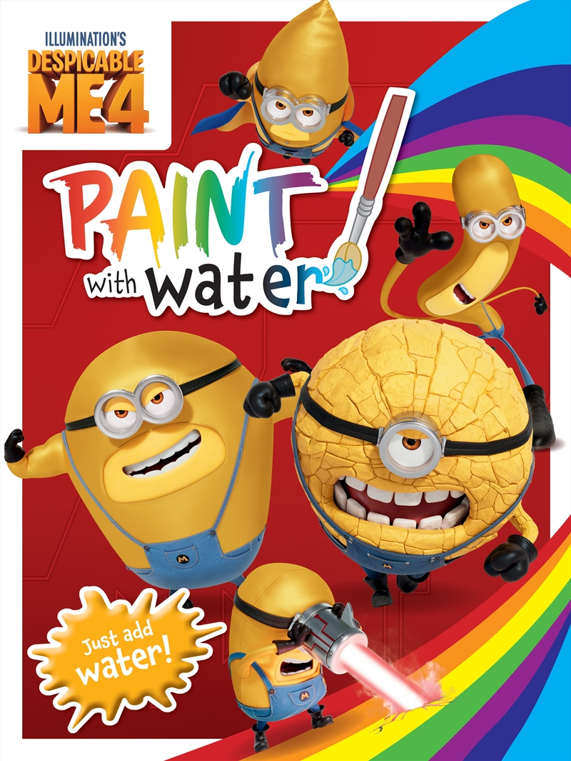 Despicable Me 4: Paint With Water/Product Detail/Kids Activity Books
