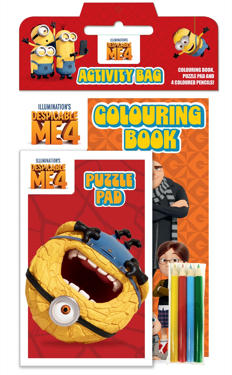 Despicable Me 4: Activity Bag/Product Detail/Kids Activity Books