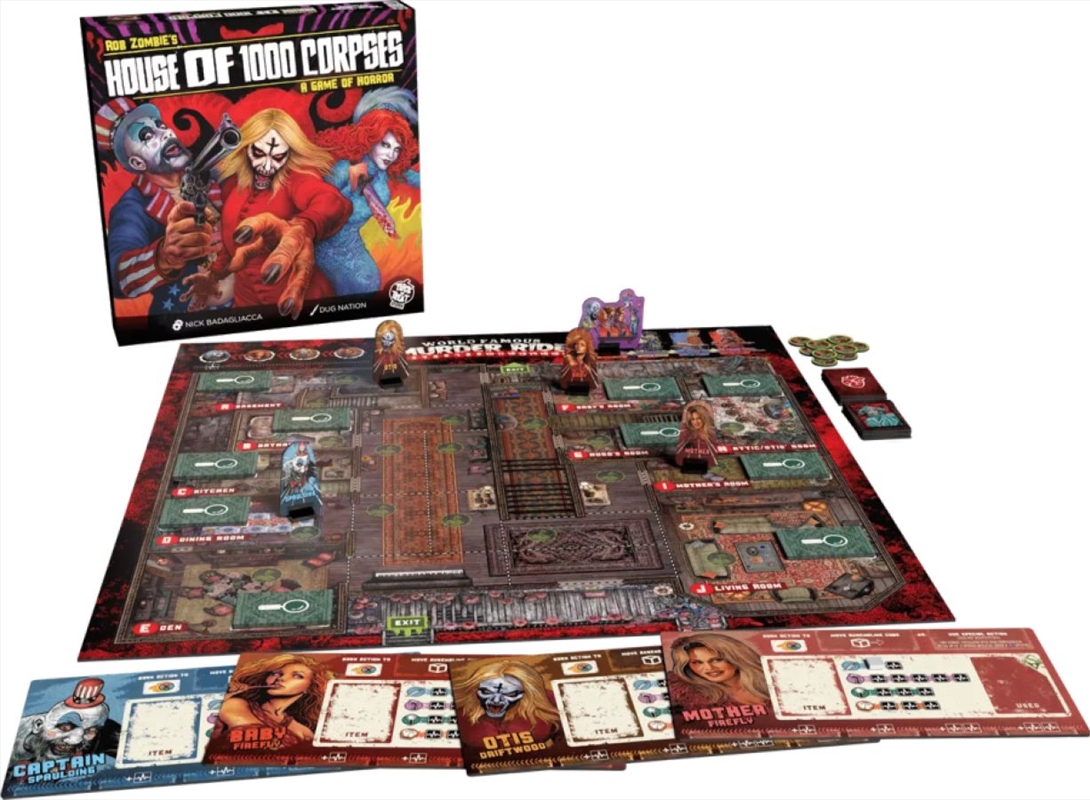 Rob Zombie's House of 1,000 Corpses - Board Game/Product Detail/Games