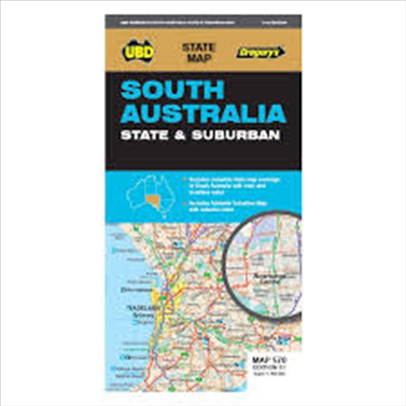 South Australia State & Suburban Map 570 31st ed/Product Detail/Geography