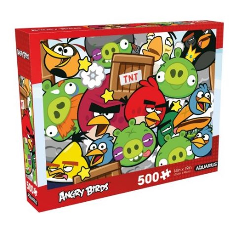 Angry Birds Collage 500 Piece Jigsaw Puzzle/Product Detail/Jigsaw Puzzles