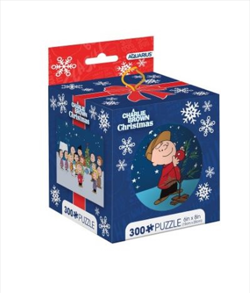 Peanuts A Charlie Brown Christmas 300 Piece Jigsaw Puzzle in Tin Globe/Product Detail/Jigsaw Puzzles