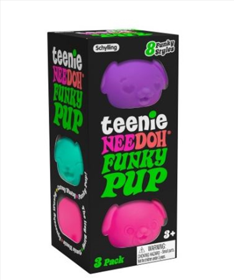 Schylling- Funky Pups Teenie Nee Doh/Product Detail/Stress & Squishy