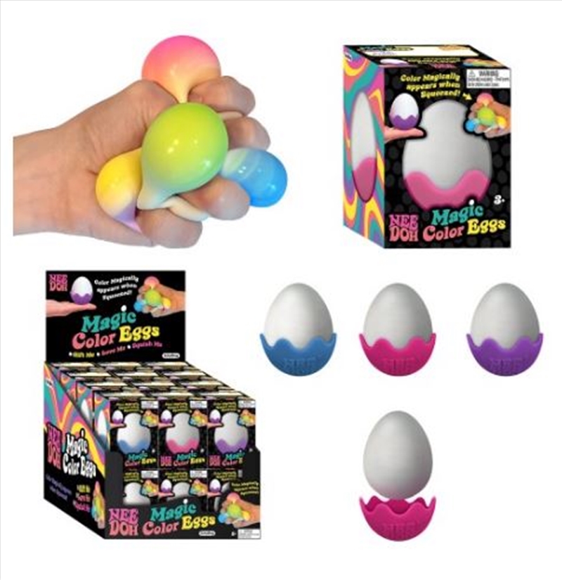 Schylling- Nee Doh Magic Colour Egg (Easter) (SENT AT RANDOM)/Product Detail/Stress & Squishy