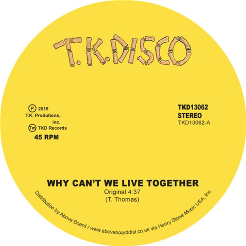 Why Can'T We Live Together/Product Detail/Dance