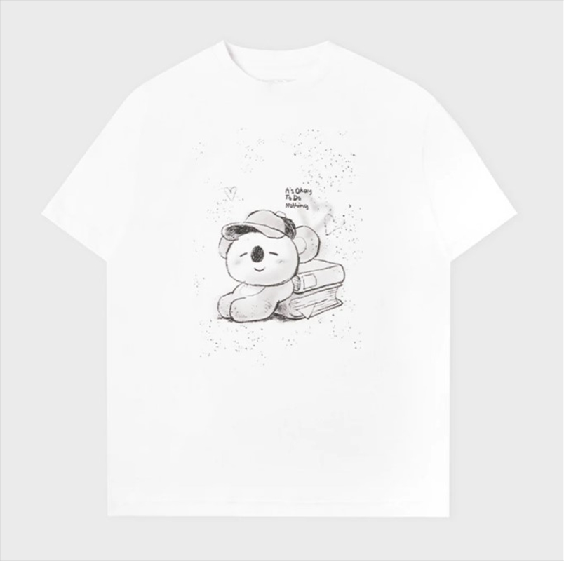 Bt21 Basic Drawing Short Sleeve Tshirt White Koya M/Product Detail/KPOP Merch