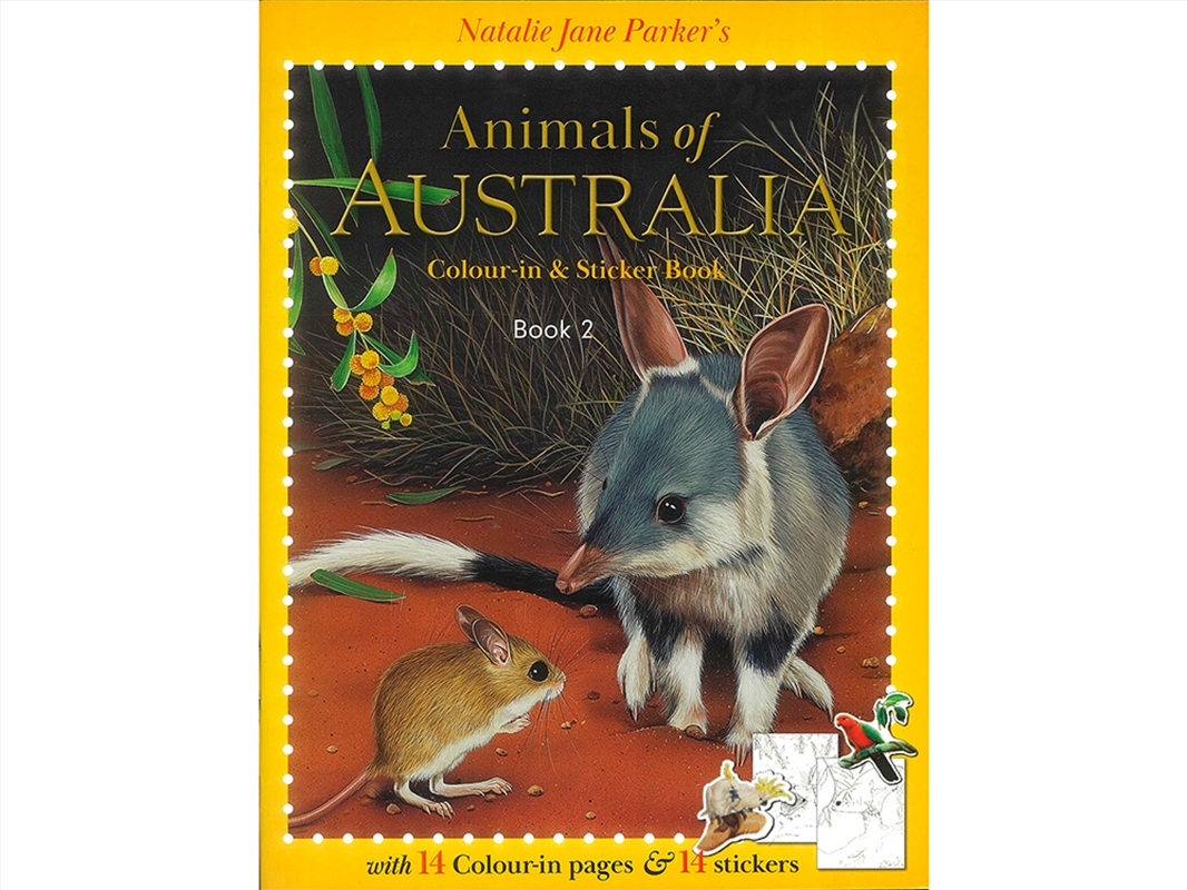 Animals Of Australia Colour #2/Product Detail/Kids Colouring