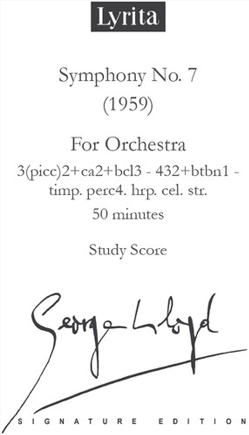 Symphony No. 7 - Study Score/Product Detail/Classical