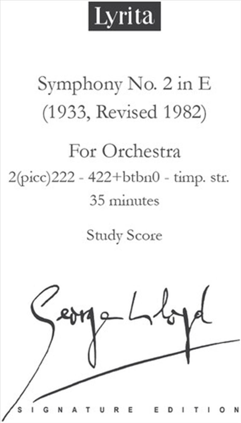 Symphony No. 2 - Study Score/Product Detail/Classical