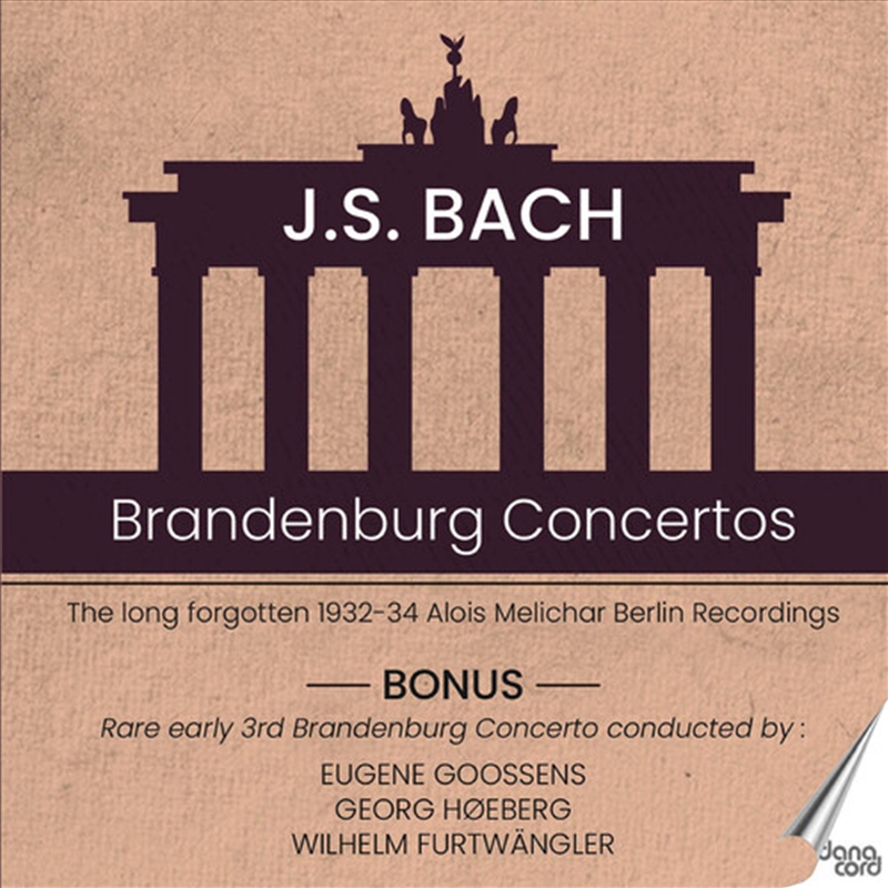 Brandenburg Concertos/Product Detail/Classical