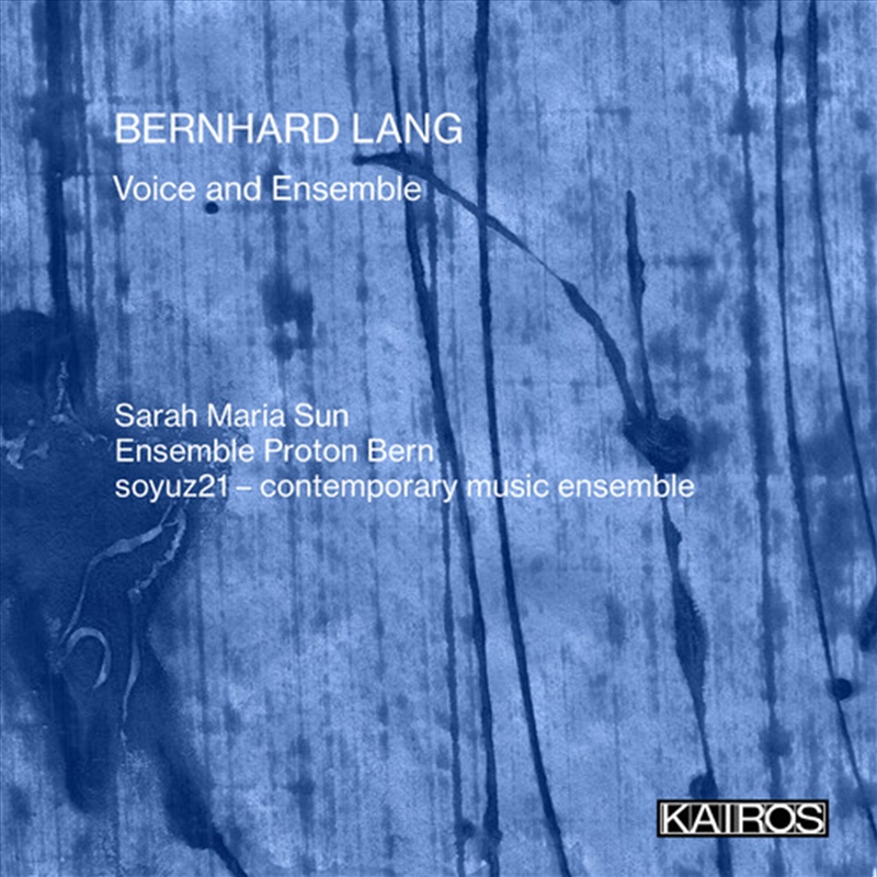 Bernhard Lang: Voice And Ensemble/Product Detail/Classical