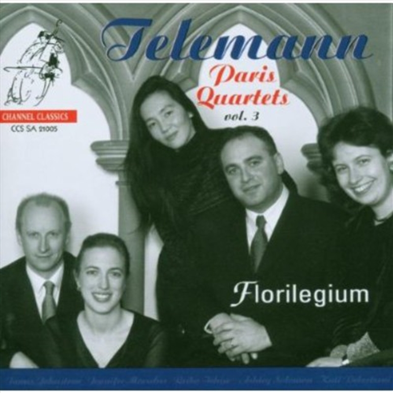 Telemann: Paris Quartets Vol3:/Product Detail/Classical