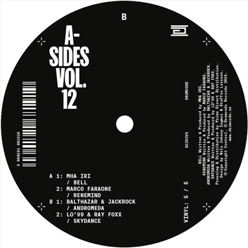 A-Sides Vol. 12: Part 5: Of 5/Product Detail/Dance
