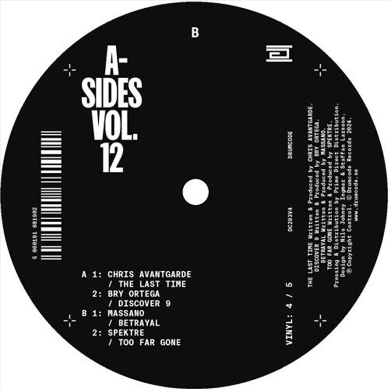 A-Sides Vol. 12: Part 4: Of 5/Product Detail/Dance