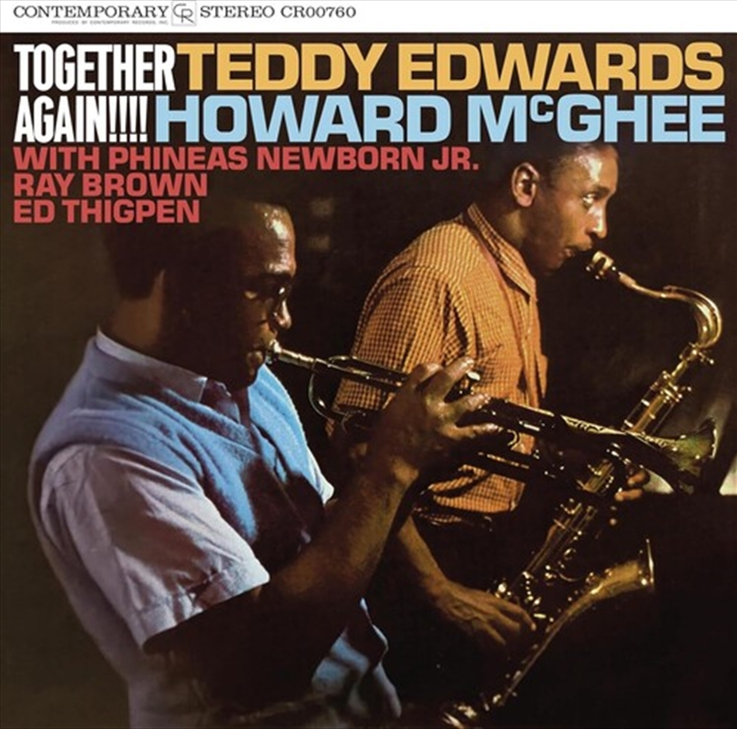 Together Again (Contemporary Records Acoustic)/Product Detail/Jazz