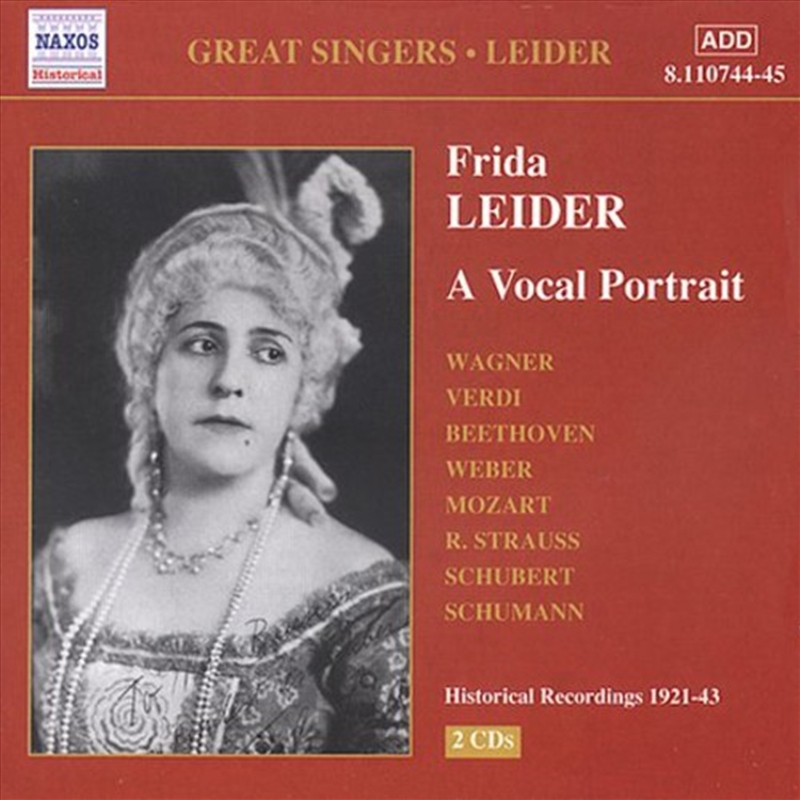 Great Singers Leider/Product Detail/Classical