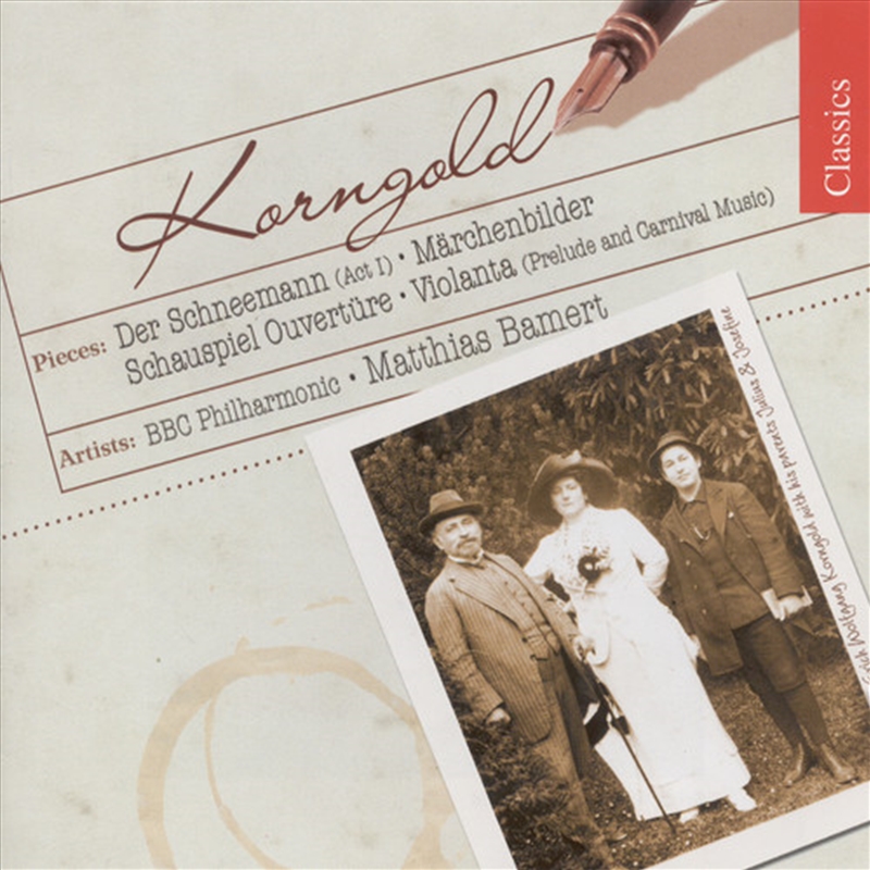 Korngold: Schauspeil Overture/Product Detail/Classical