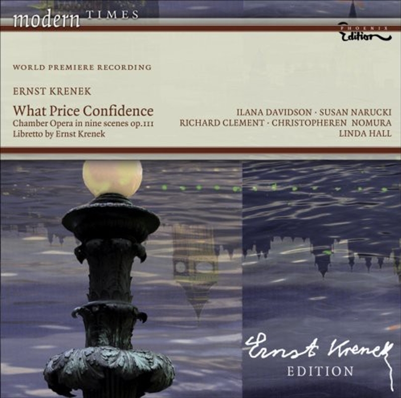 Krenek What Price Confidence/Product Detail/Classical