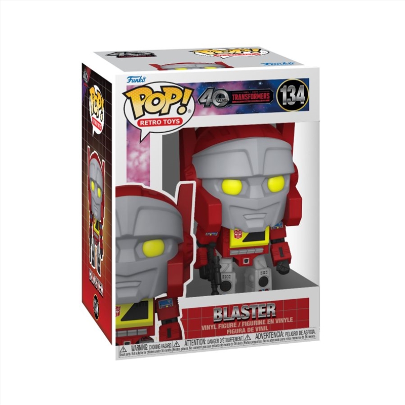 Transformers: G1 - Blaster Pop! Vinyl/Product Detail/Standard Pop Vinyl