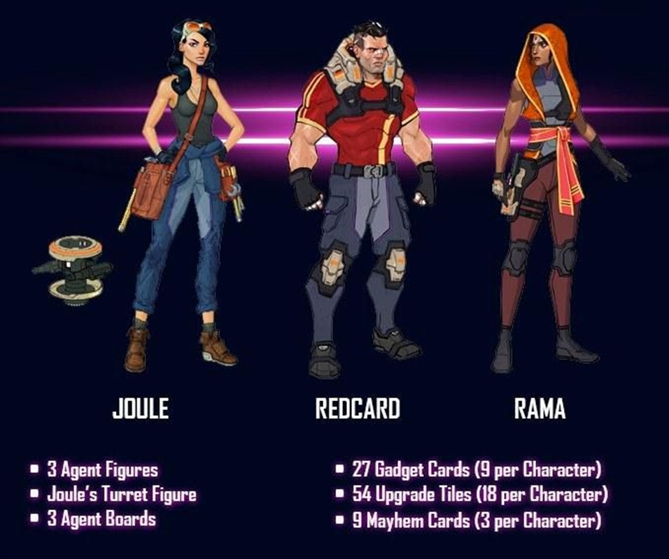 Agents of Mayhem Bombshells Expansion/Product Detail/Board Games