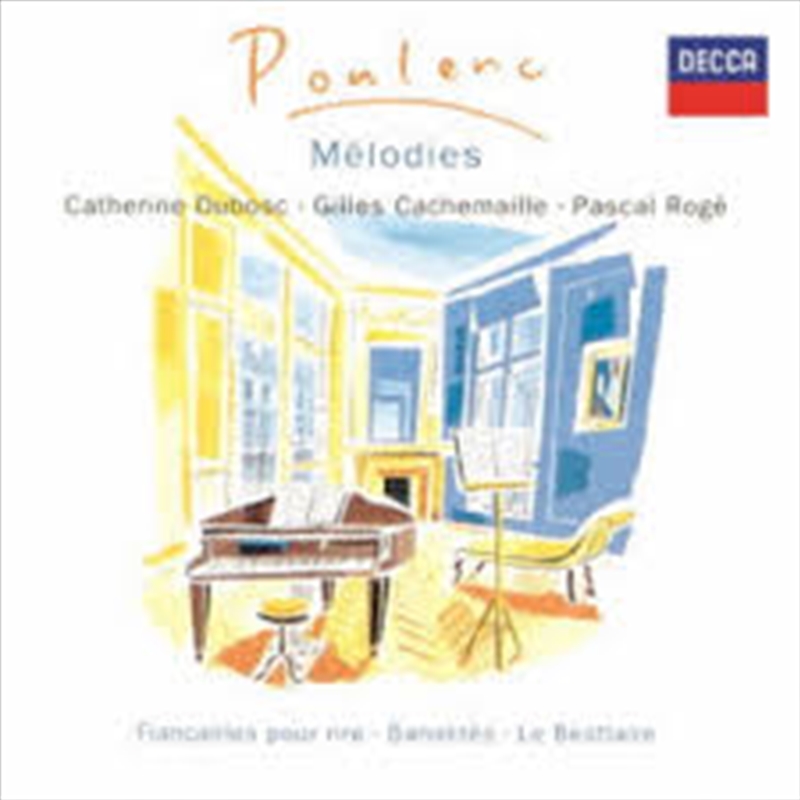 Poulenc: Melodies/Product Detail/Classical