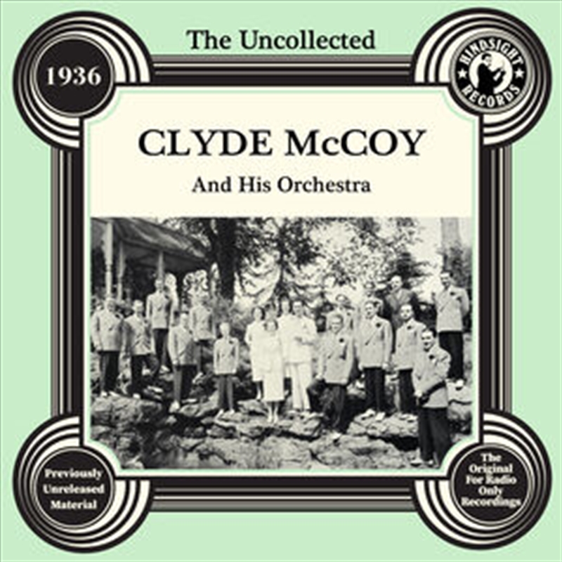 Uncollected: Clyde Mccoy & His/Product Detail/Jazz