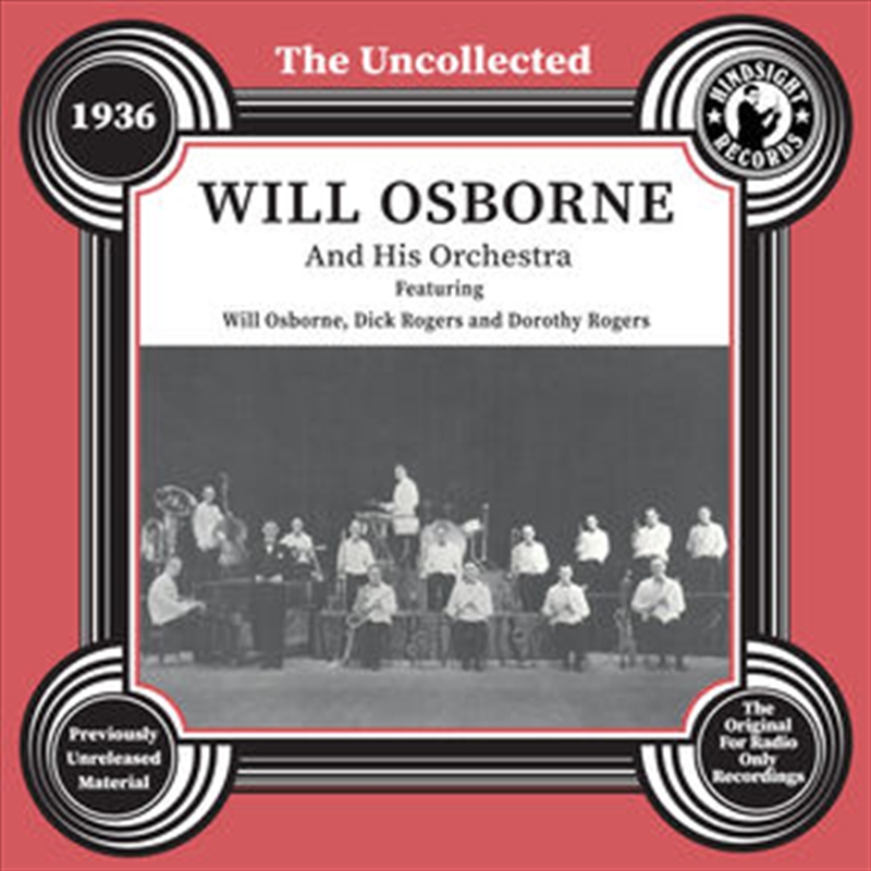Uncollected: Will Osborne & Hi/Product Detail/Jazz