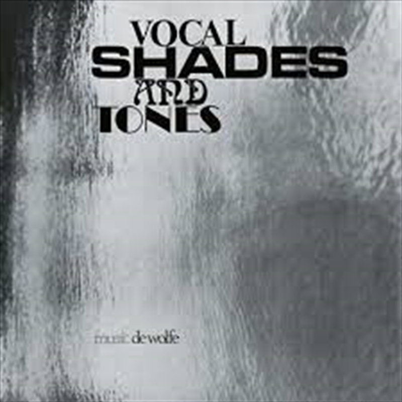 Vocal Shades And Tones/Product Detail/Jazz