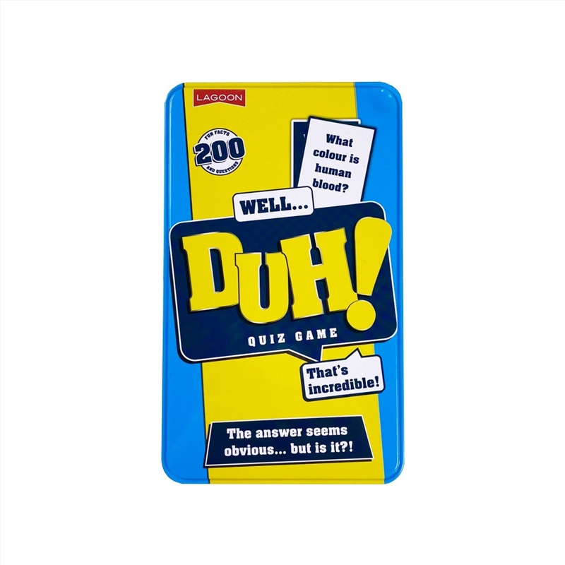 Wellduh! Tin/Product Detail/Card Games